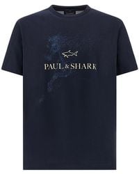 Paul & Shark - Cotton Jersey T-Shirt With Year Of The Horse Print - Lyst