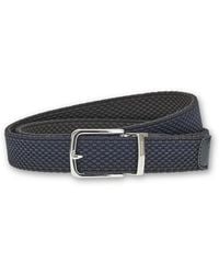 Paul & Shark - Reversible Elastic Belt With Leather Trims - Lyst