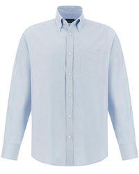 Paul & Shark - Cotton Oxford Shirt Soffio - Lyst