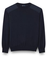 Paul & Shark - Wool And Silk Crewneck Sweater - Lyst