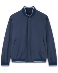 Paul & Shark - Typhoon Re-4X4 Stretch Bomber With Striped Trims - Lyst
