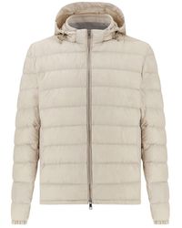 Paul & Shark - Technical Ultralight Down Jacket With Alcantara Details - Lyst