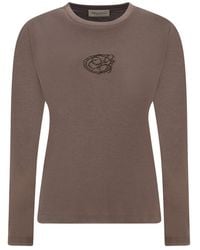 Paul & Shark - Supima Cotton Jersey T-Shirt With Beaded Logo Embroidery - Lyst