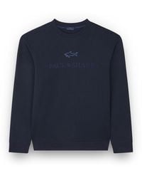 Paul & Shark - X-Soft Sweatshirt Aus Baumwolle Mit Logodruck, Mann, Größe - Lyst