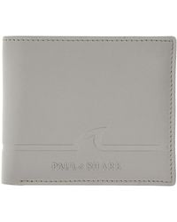 Paul & Shark - Shark Fin-Embossed Leather Wallet - Lyst
