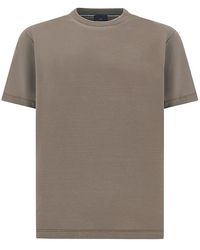 Paul & Shark - Fine Piqué Cotton T-Shirt - Lyst
