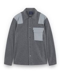 Paul & Shark - Overshirt Aus Fleece Mit Technischen Stoffeinsätzen, Mann, Größe - Lyst