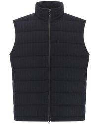 Paul & Shark - Pinstriped Wool Quilted Gilet - Lyst