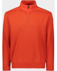 Mens Clothing Sweaters and knitwear Zipped sweaters Paul & Shark Paul & Shark Pullover Oranje1033 970 in Orange for Men 