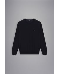 Paul & Shark - Wool Sweater With Shark Badge - Lyst