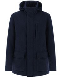 Paul & Shark - Maestro Cashmere Car Coat - Lyst