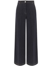 Paul & Shark - Stretch Cotton Trousers With A Denim Effect - Lyst