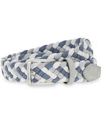 Paul & Shark - Elastic Braided Belt With Suede Finishes - Lyst