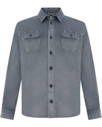 Paul & Shark - Velvet Overshirt - Lyst