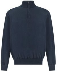 Paul & Shark - Piuma Cotton Half Zip Sweater - Lyst
