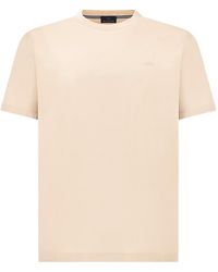 Paul & Shark - Cotton Jersey T-Shirt With Shark Fin Embroidery - Lyst