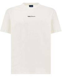 Paul & Shark - Lightweight Cotton Jersey T-Shirt With Print - Lyst