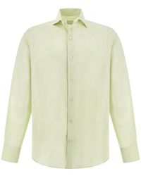 Paul & Shark - Garment‑Dyed Cotton Voile Shirt - Lyst