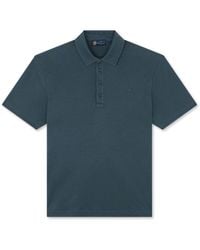 Paul & Shark - Supima Cotton Jersey Polo Shirt With Shark Fin Embroidery - Lyst