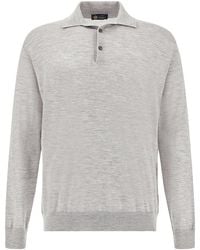 Paul & Shark - Cashmere And Silk Polo Shirt - Lyst