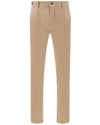 Paul & Shark - Bellagio Stretch Cotton Trousers - Lyst
