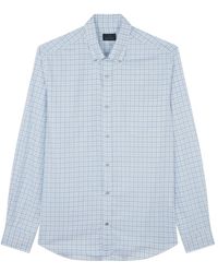 Paul & Shark - Hemd Aus Baumwoll-Twill, Mann, Größe - Lyst
