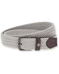 Paul & Shark - Leather Trimmed Elastic Belt - Lyst