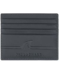 Paul & Shark - Fin Embossed Leather Cardholder - Lyst