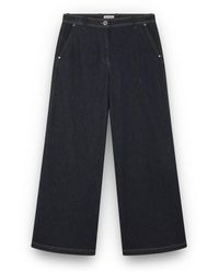 Paul & Shark - Stretch Cotton Trousers With Denim Effect - Lyst