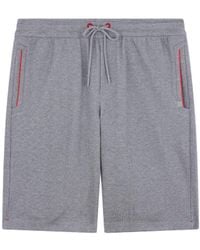 Paul & Shark - Active Fleece Cotton Sports Bermuda - Lyst