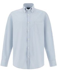 Paul & Shark - Cotton Poplin Shirt Soffio - Lyst