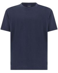 Paul & Shark - Lightweight Cotton Jersey T-Shirt With Print - Lyst