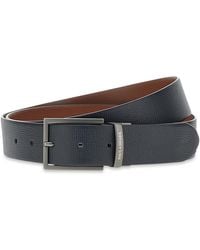 Paul & Shark - Eclisse Reversible Leather Belt - Lyst