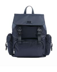 Paul & Shark - Utility Nylon Backpack With Leather Trim - Lyst