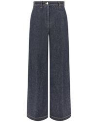 Paul & Shark - Stretch Cotton Trousers With Denim Effect - Lyst