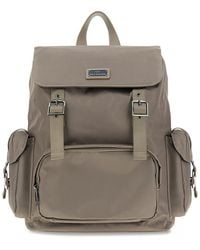 Paul & Shark - Milano Nylon Backpack With Leather Trims - Lyst