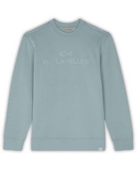 Paul & Shark - Felpa X-Soft Fleece Con Ricamo Logo, Uomo, Taglia - Lyst