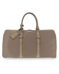 Paul & Shark - Milano Nylon Duffel Bag With Leather Trims - Lyst