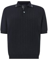 Paul & Shark - Summer Wool Polo With Striped Details - Lyst