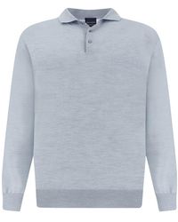 Paul & Shark - Cashmere And Silk Polo Shirt - Lyst
