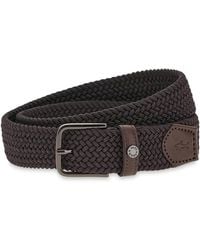 Paul & Shark - Leather Trimmed Elastic Belt - Lyst
