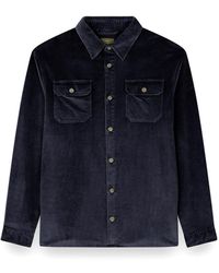 Paul & Shark - Velvet Overshirt - Lyst