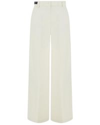 Paul & Shark - Velvet Palazzo Trousers - Lyst