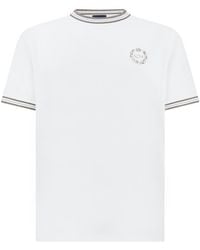 Paul & Shark - X-Soft Cotton Jersey T-Shirt With Heraldic Embroidery - Lyst