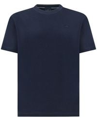 Paul & Shark - Fine Piqué Cotton T-Shirt - Lyst