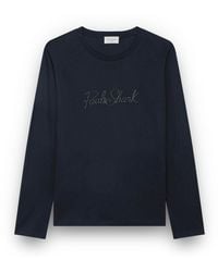 Paul & Shark - X-Soft Cotton T-Shirt With Logo Embroidery - Lyst