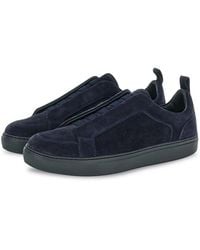 Paul & Shark - Suede Slip-On Sneakers - Lyst