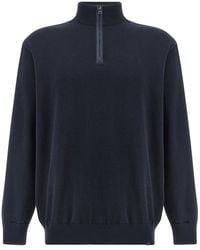 Paul & Shark - Half‑Zip Sweater - Lyst