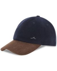 Paul & Shark - Merino 150's Wool And Suede Baseball Cap - Lyst