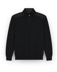 Paul & Shark - Halbreißverschluss Pullover Aus Soft Cool Touch Wolle Mit Typhoon Platinum Details, Mann, Größe - Lyst